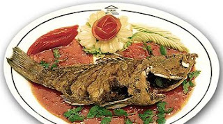 Garupa with sweet and sour sauce