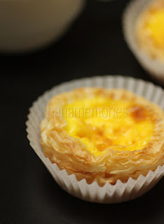 Resepi Portuguese Egg Tart Puff Pastry Di Joglo