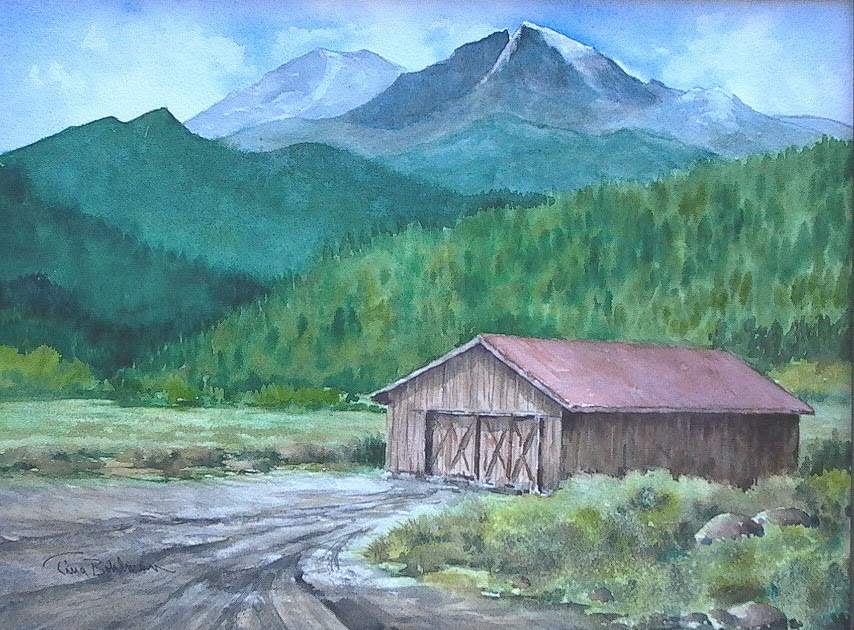 Tina Bohlman Fine Art Watercolor & Oil Painting The Parks Estes Park