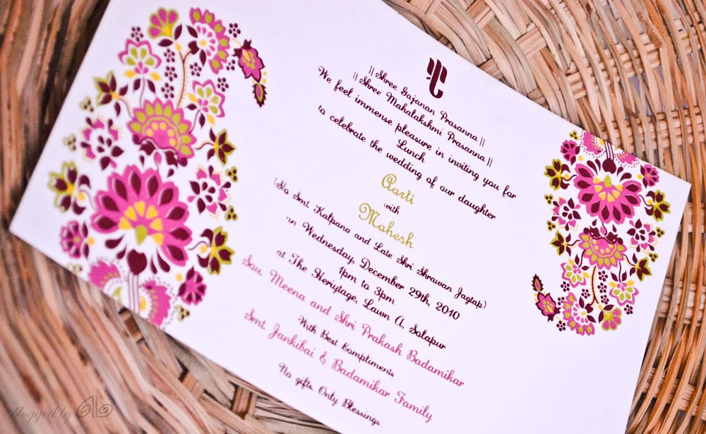 Marathi Wedding Invitation