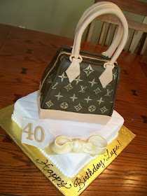 Louis Vuitton Birthday Cakes, Louis Vuitton Purse Cake/Edible Purse/21st  Birthday Cake