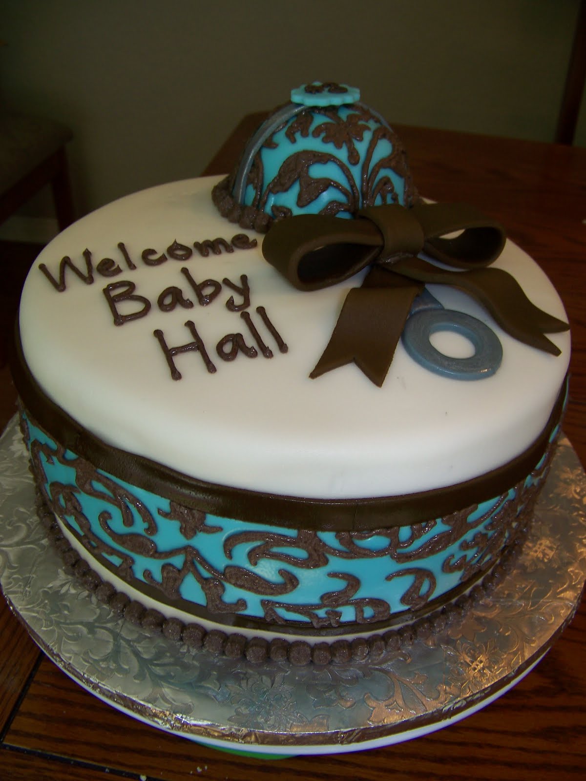 Plumeria Cake Studio Fancy Baby Rattle Cake