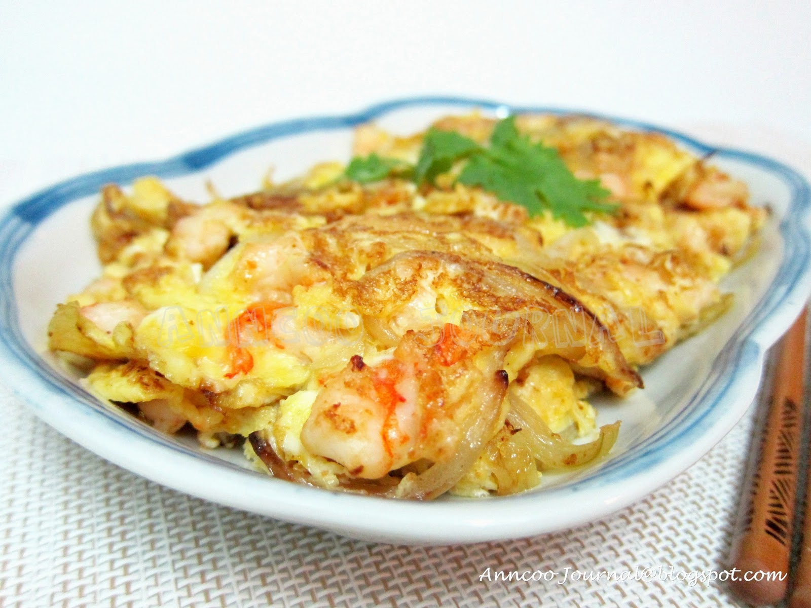 Prawns Omelette 虾仁炒蛋 Anncoo Journal