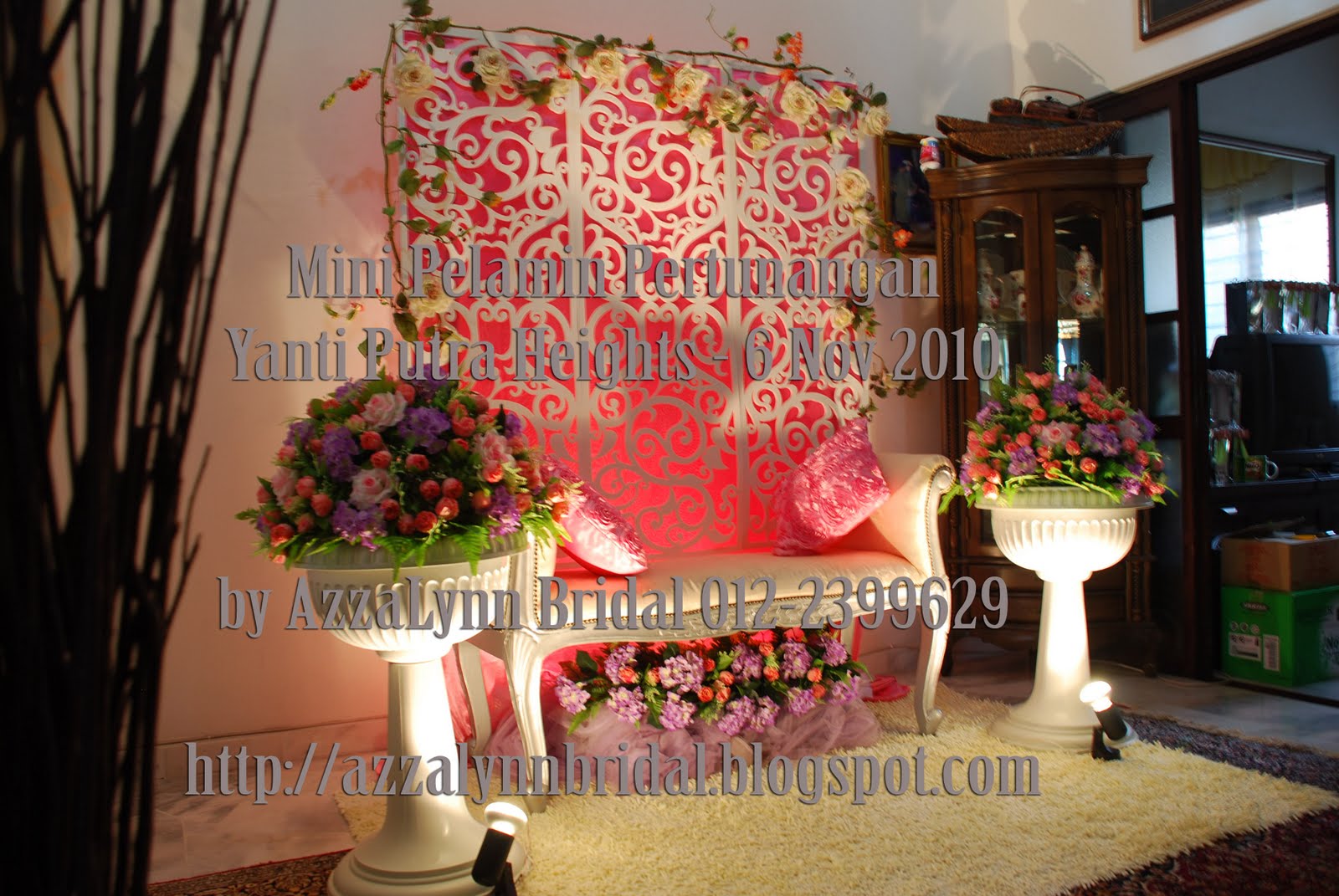 pelamin tunang terkini