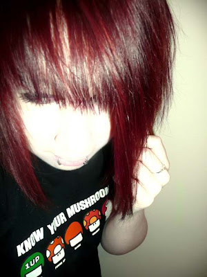red hair girl emo