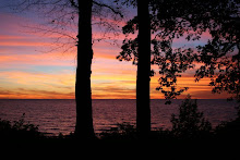 Sunset over Lake Michigan