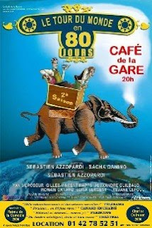 Le Tour du Monde en 80 Jours a Cafe de la Gare