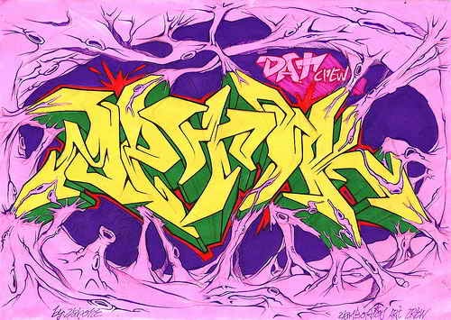 Write my name in graffiti for facebook