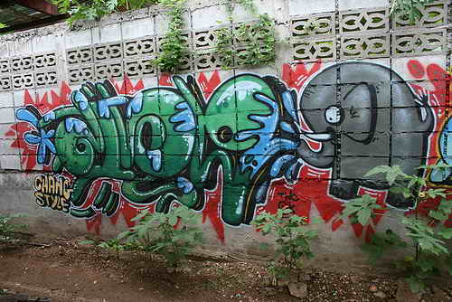 News Graffiti Graffiti Street Art Style Bubble Letters