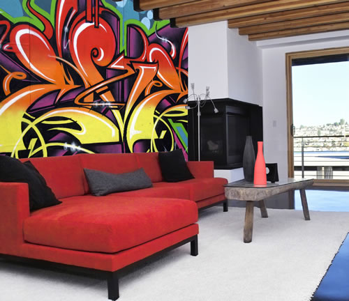 hd graffiti wallpaper. Graffiti alphabet as a home interior design