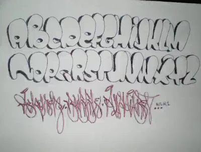 3D Graffiti Alphabet Red 3d graffiti alphabet bubble. 3D Graffiti Alphabet Red