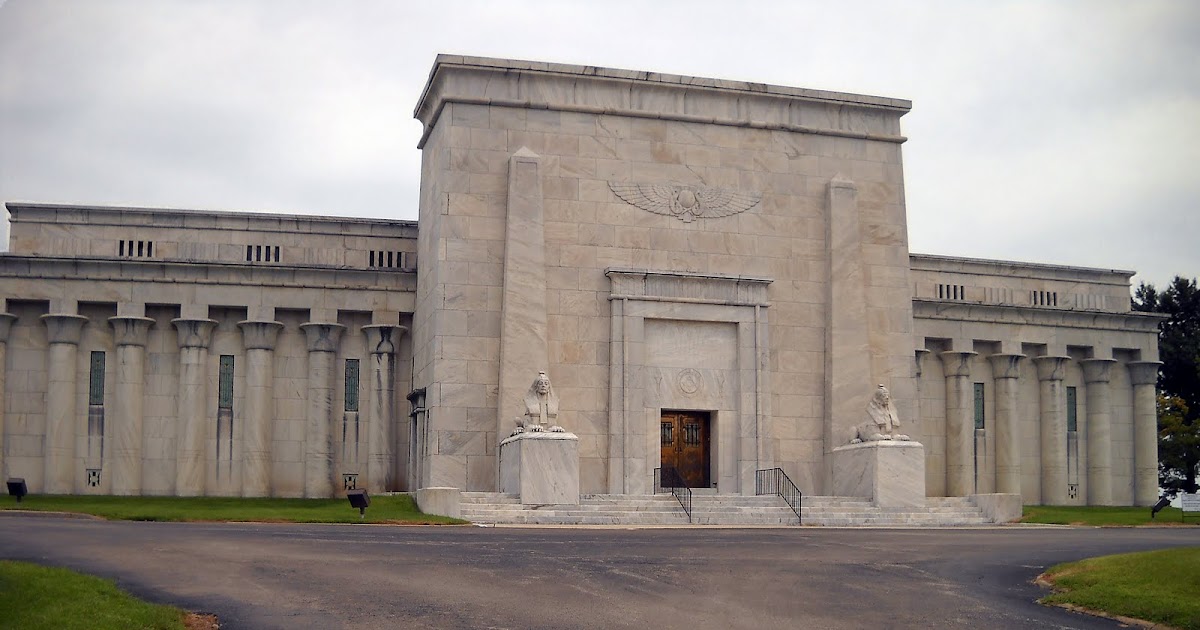 the digital cemetery Tombstone Tuesday Marble Masonic Mausoleum at Mt