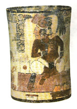 VASO CEREMONIAL MAYA - PERSONAJE