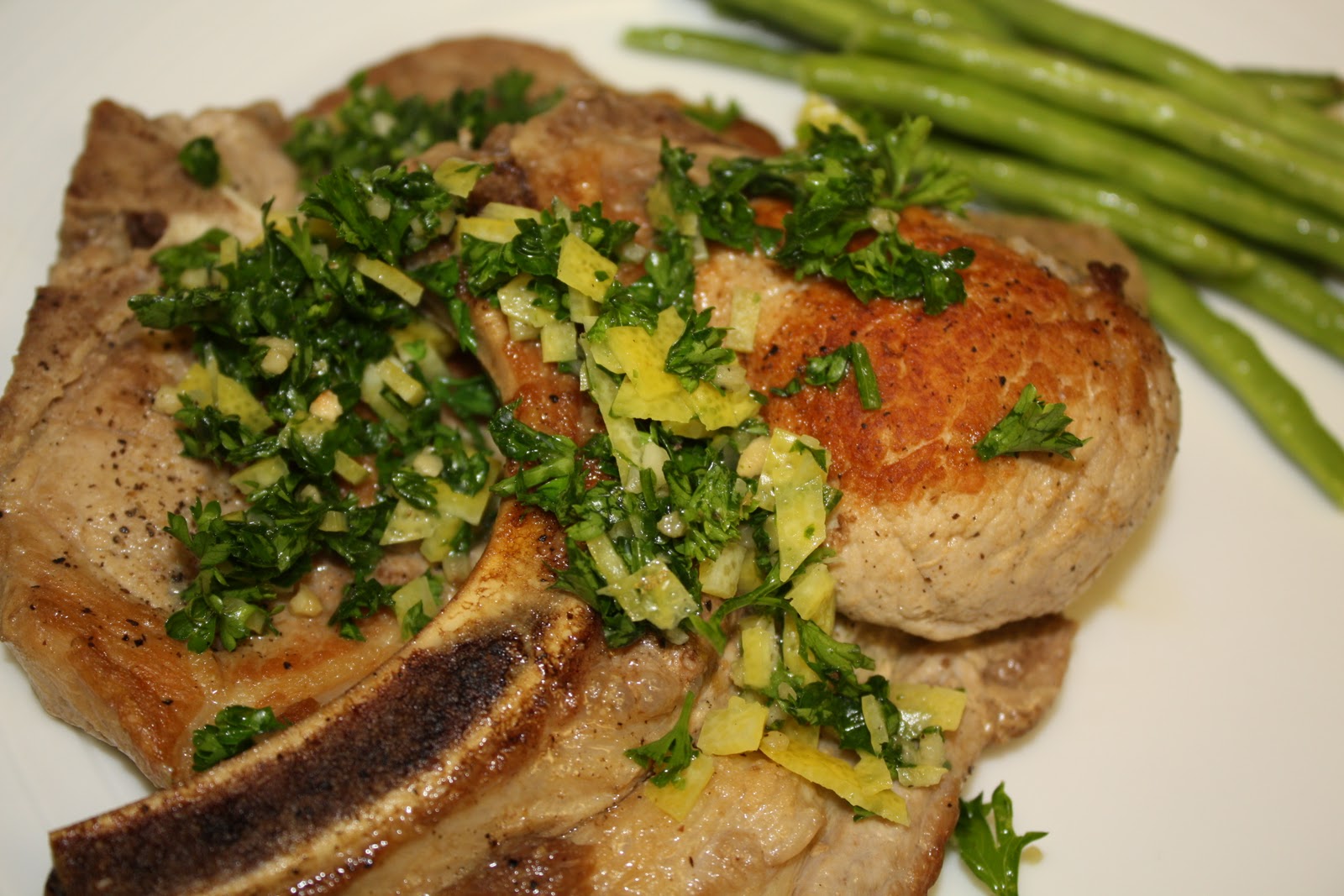 Pork Chops with Lemon and Parsley Medifast Recipes