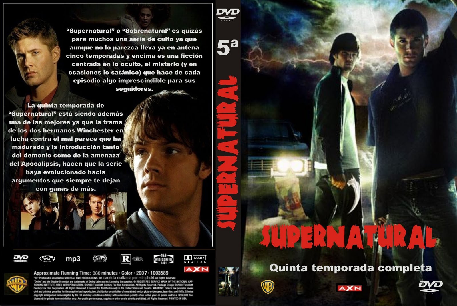 Sobrenatural Temporada 2 COMPLETA DVD