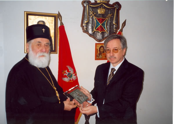 VISITA DEL DR. ROBERTO CAVALLARO A CETINJE  (Montenegro)