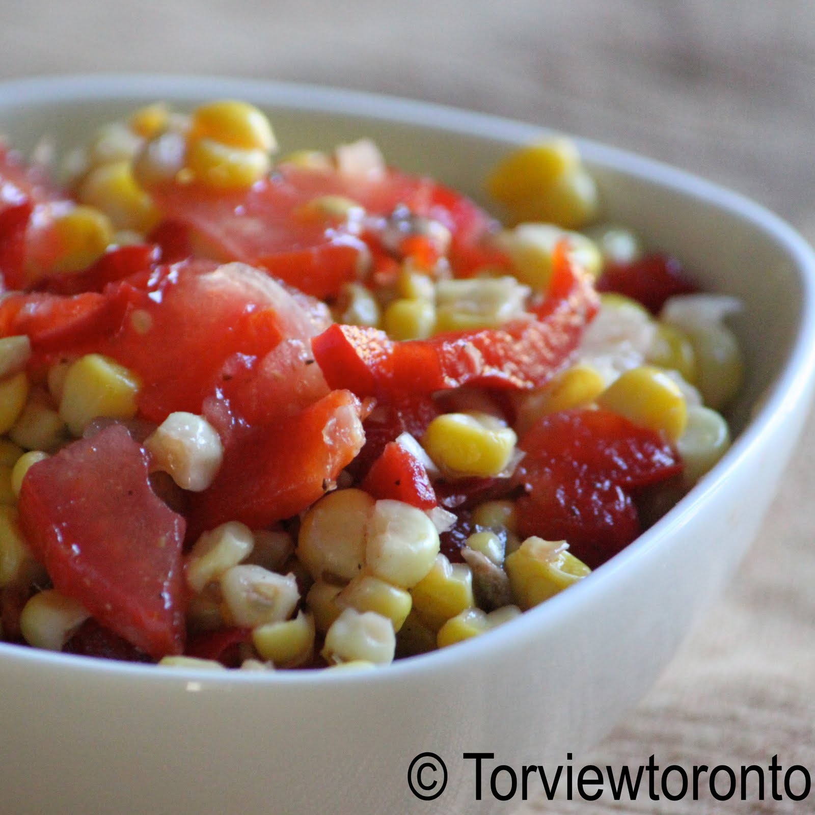 Torviewtoronto Corn and vegetable salad