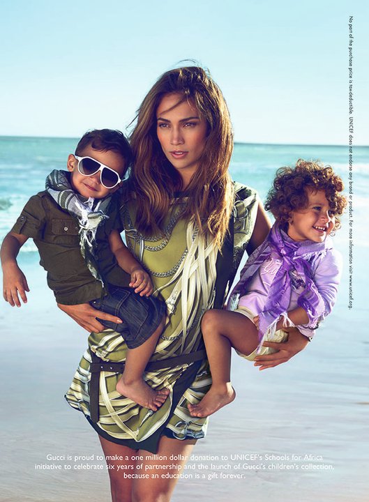 Jennifer Lopez & Her Kids Max & Emme - Gucci Children's ...