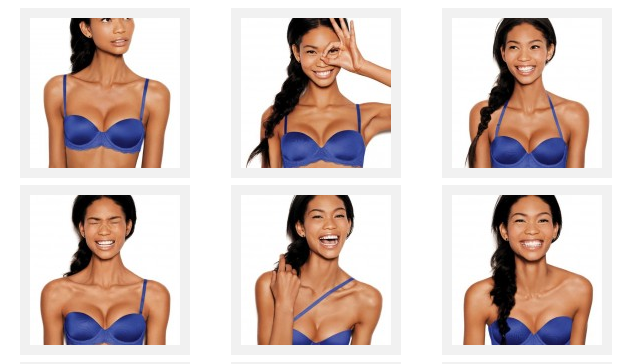Chanel Iman models the new