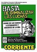 Contra la criminalización de las luchas