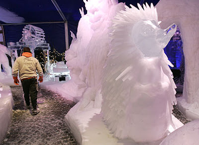 Esculturas en hielo y nieve, algo que se merece ver en vivo Pim+c