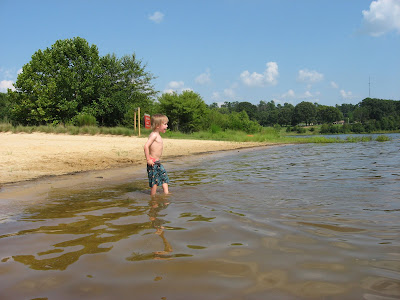Rob And Carley Swimming At Sardis Lake