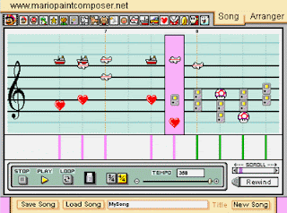 free game mario paint composer