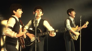beatles playing at caven in rock band video game