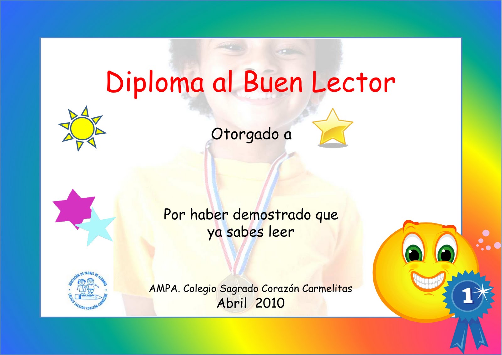 Diplomas para niños - Imagui