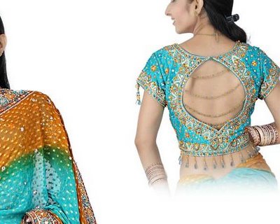 new neck designs for blouses. new style sexsy sari blouse