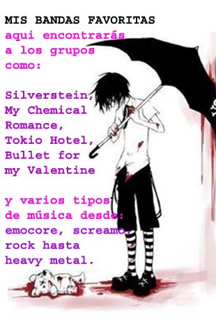 x MIS BANDAS FAVORITAS x