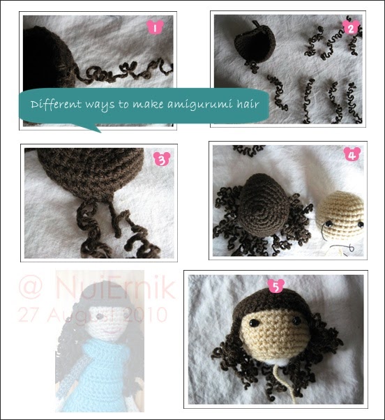 Happy Time: How to - My Amigurumi Hair