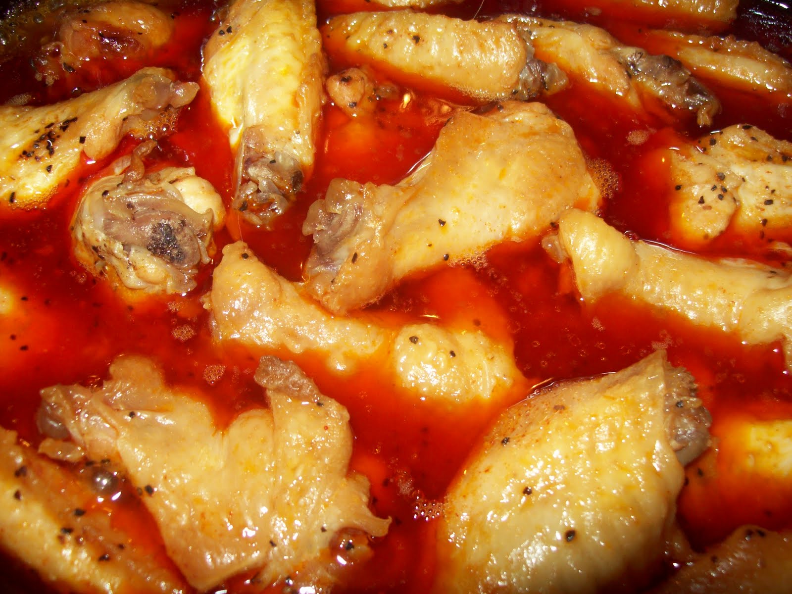 Lori's Test Kitchen Crock Pot Honey Hot Wings 70