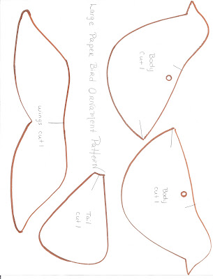 simple bird pattern