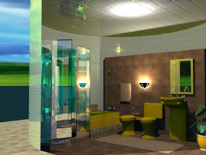 circular bath