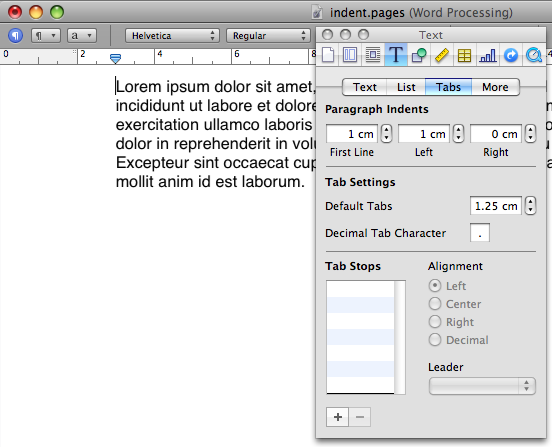 how to do a hanging indent in pages version 6.3 how to do a hanging indent in pages version 6.3