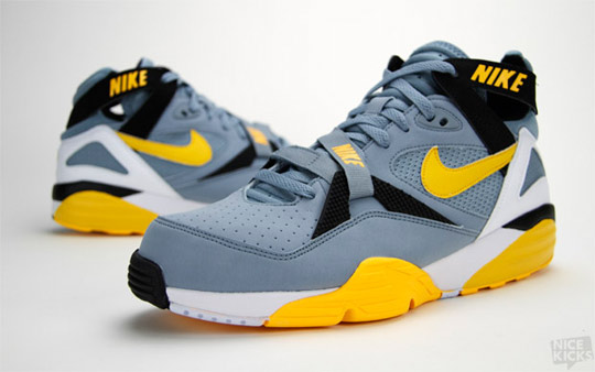 nike air trainer max 91 grey stone medium yellow
