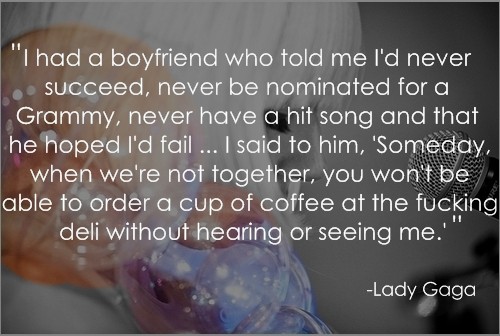 lady gaga quotes from songs