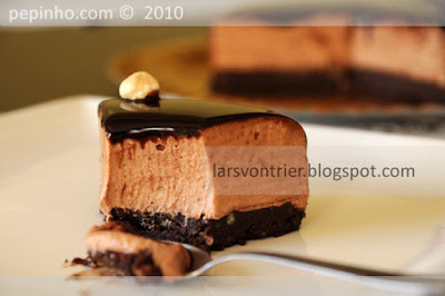 Tarta de chocolate y praliné