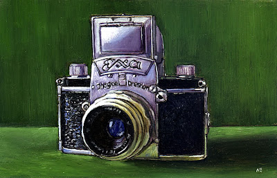 Days Of Painting Vintage Camera 1957 Mk Iv Ihagee Exa