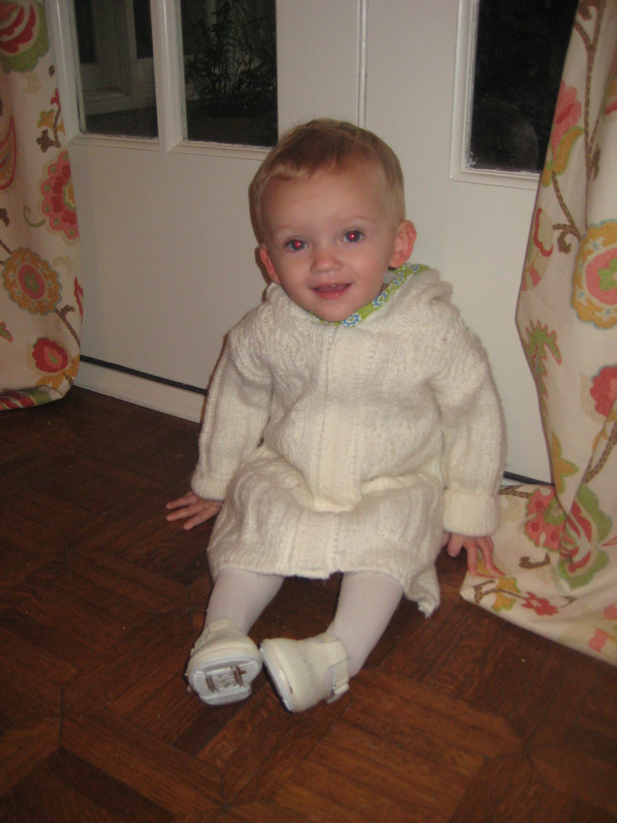 Seamingly Smitten Linky Party 7 and My Sweater to Girl's Dress