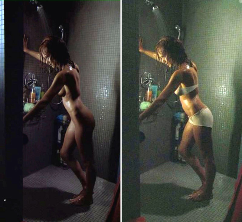 Jessica Alba's nude shower scene in "Machete" was actually a digital nude 