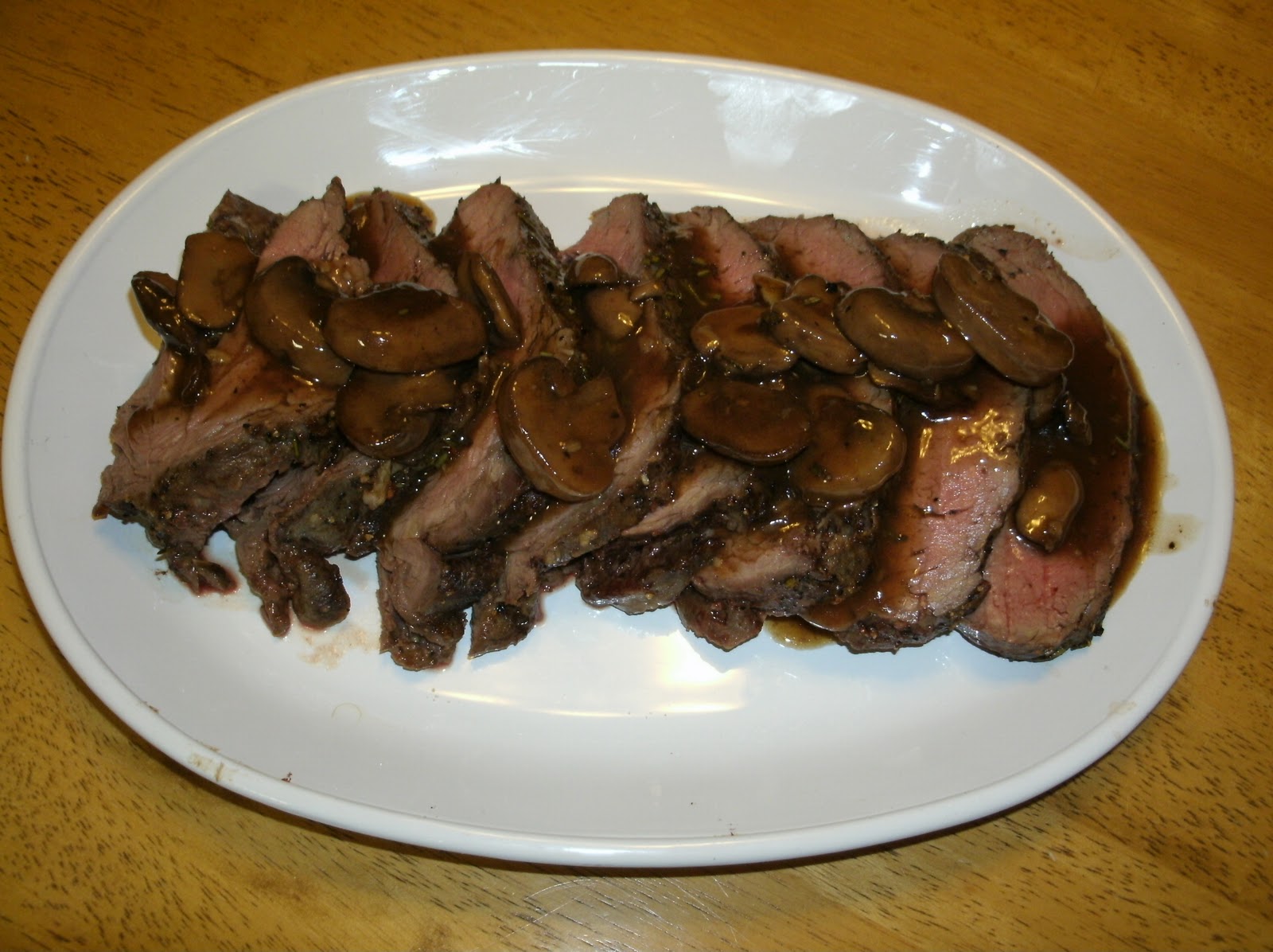 The Anabolic Gourmet Whole Beef Tenderloin with Rosemary Mushroom
