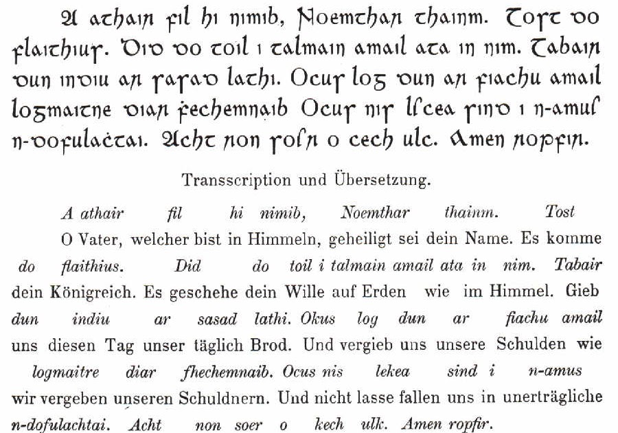 Orphan Train Series Gaelic Script