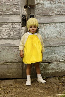 flora and henri yellow dress and cardi | simple pretty
