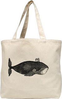 john derian whale tote bag | simple pretty