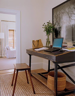 ina garten's desk and stool | simple pretty