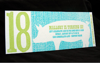 pica press 18th birthday invitation | simple pretty