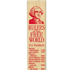 'rulers of the free world' ruler | simple pretty