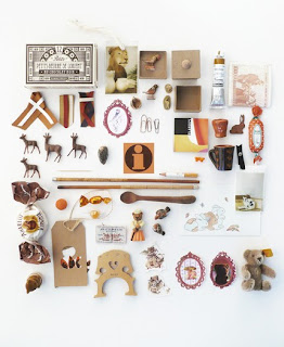 imke klee brown colour letter card | simple pretty